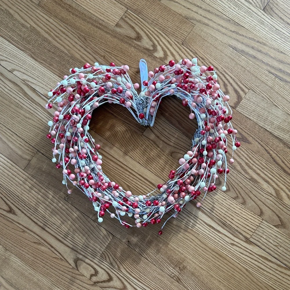 Heart-Shaped Holiday Wreath